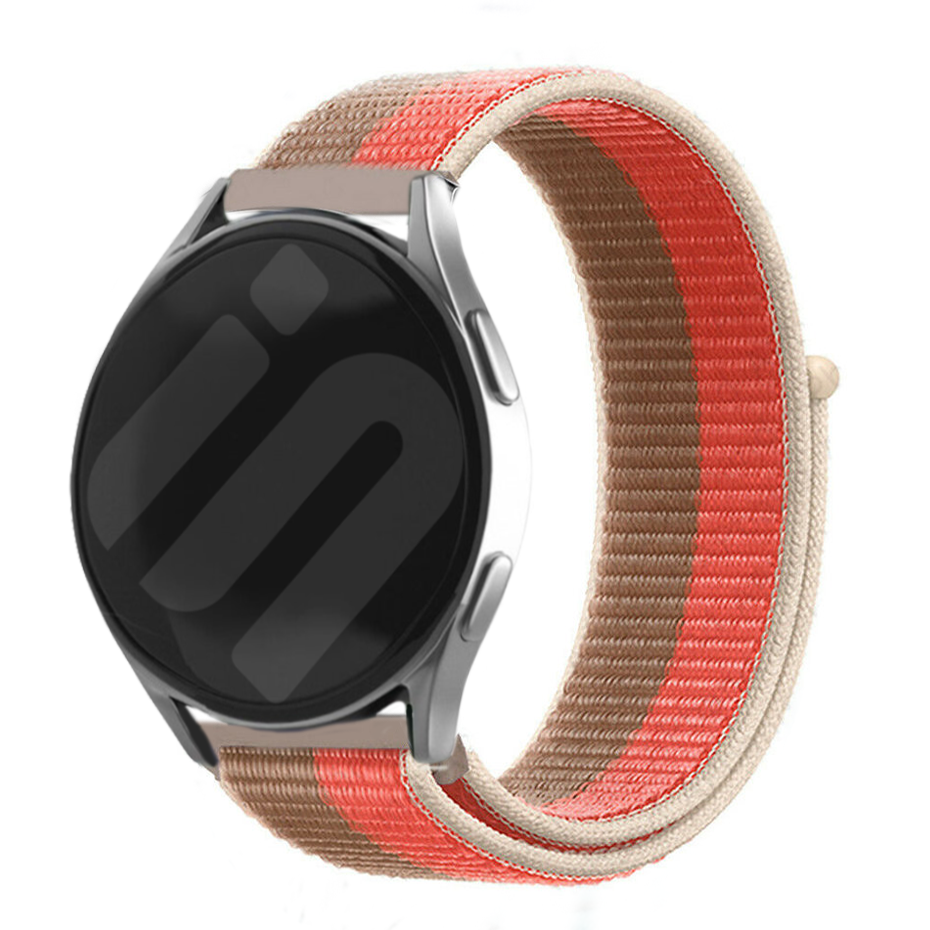Strap-it Samsung Galaxy Watch 7 - 40mm nylon band (pink pomelo)