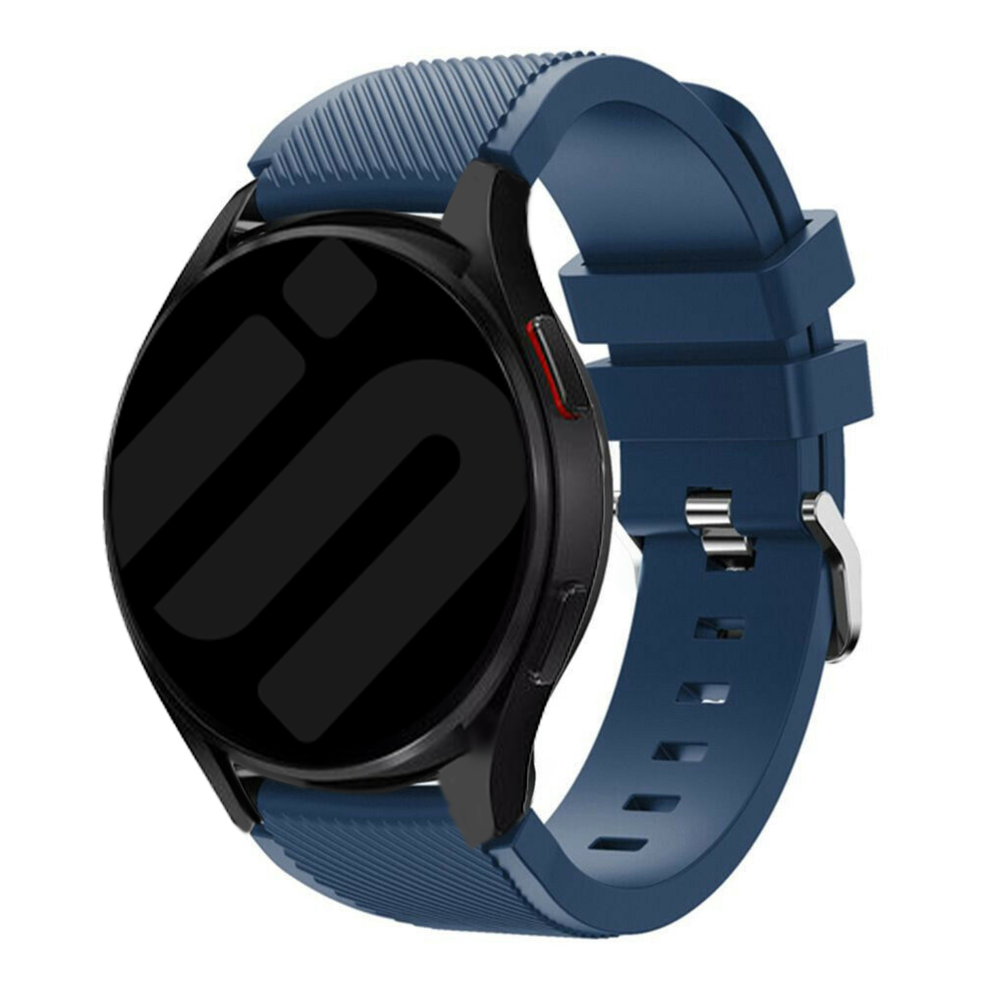 Strap-it Samsung Galaxy Watch 7 - 40mm siliconen bandje (donkerblauw)