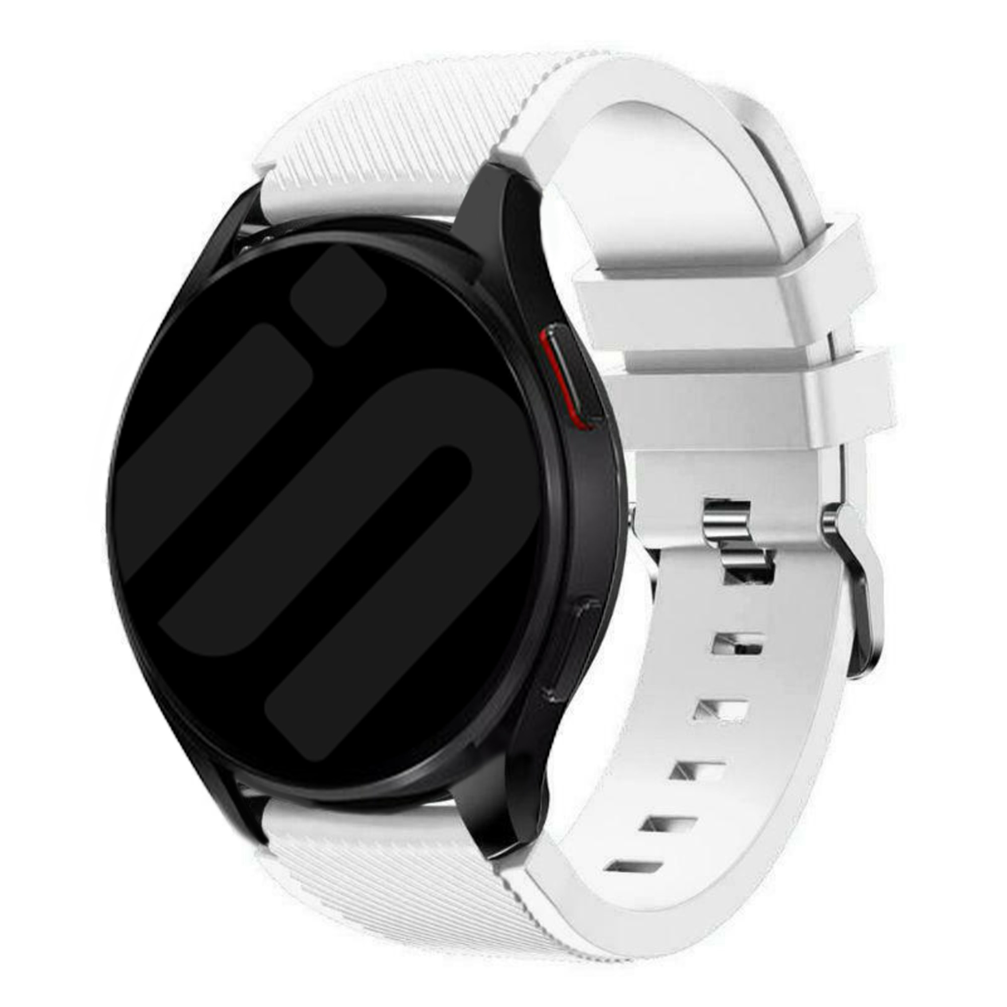 Strap-it Samsung Galaxy Watch 7 - 40mm siliconen bandje (wit)
