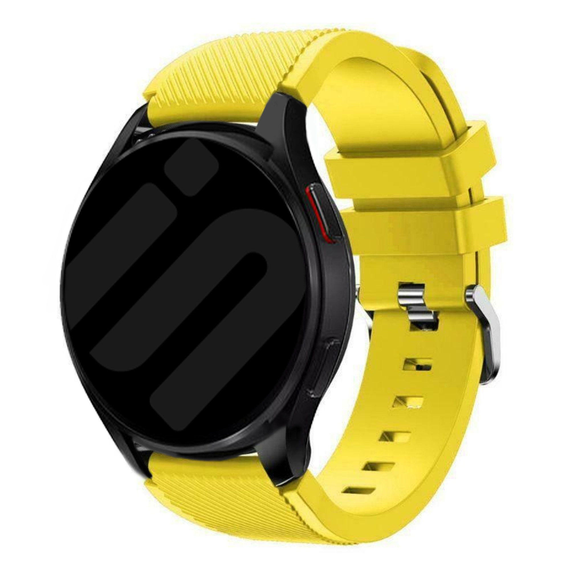 Strap-it Samsung Galaxy Watch 7 - 44mm siliconen bandje (geel)