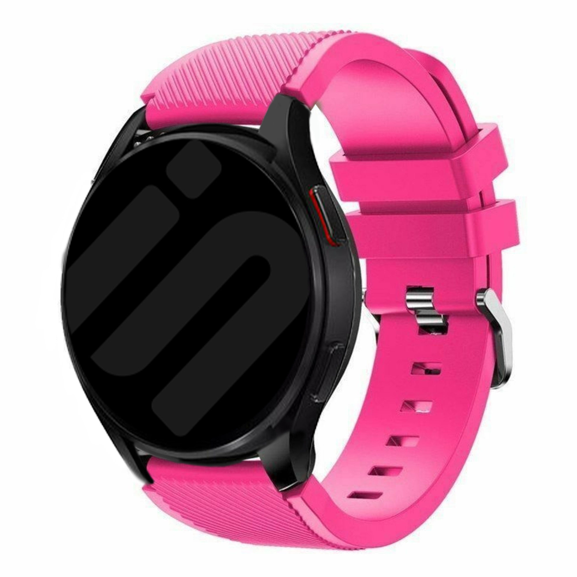 Strap-it Samsung Galaxy Watch 7 - 44mm siliconen bandje (knalroze)