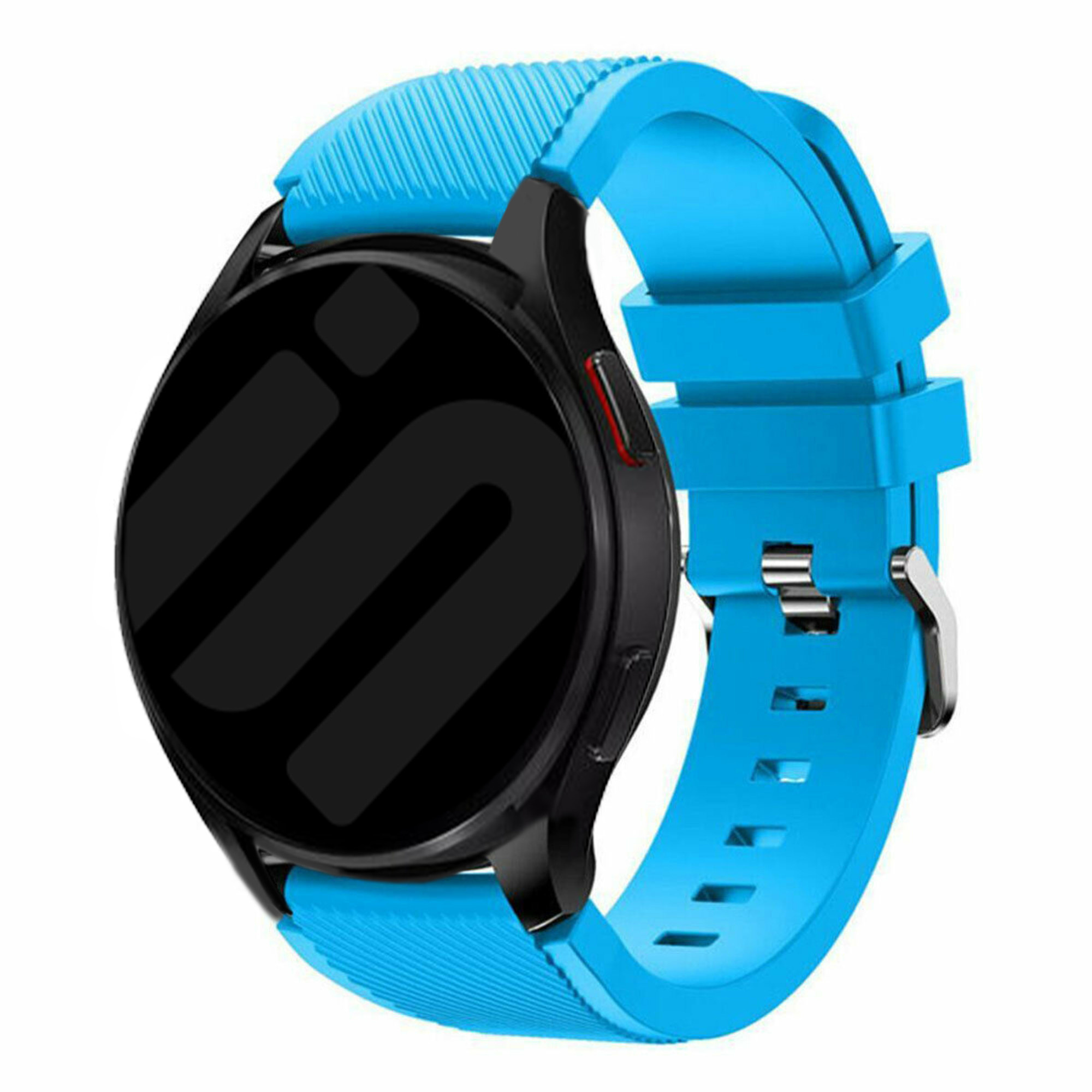Strap-it Samsung Galaxy Watch 7 - 44mm siliconen bandje (lichtblauw)