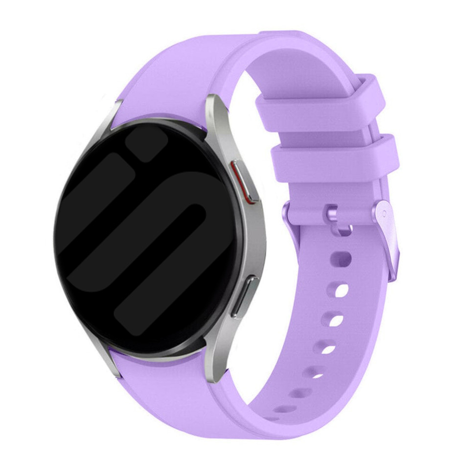Strap-it Samsung Galaxy Watch 7 - 40mm siliconen band perfect fit (lila)