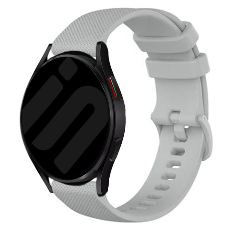 Strap-it Samsung Galaxy Watch 7 - 44mm Luxe Siliconen bandje (grijs)