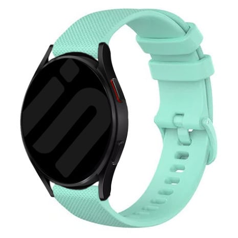 Strap-it Samsung Galaxy Watch 7 - 40mm Luxe Siliconen bandje (Aqua)