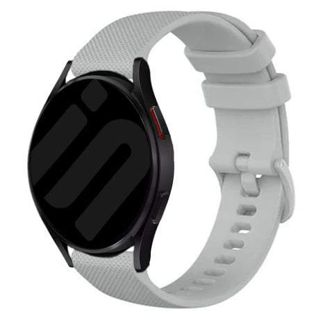 Strap-it Samsung Galaxy Watch 7 - 40mm Luxe Siliconen bandje (grijs)