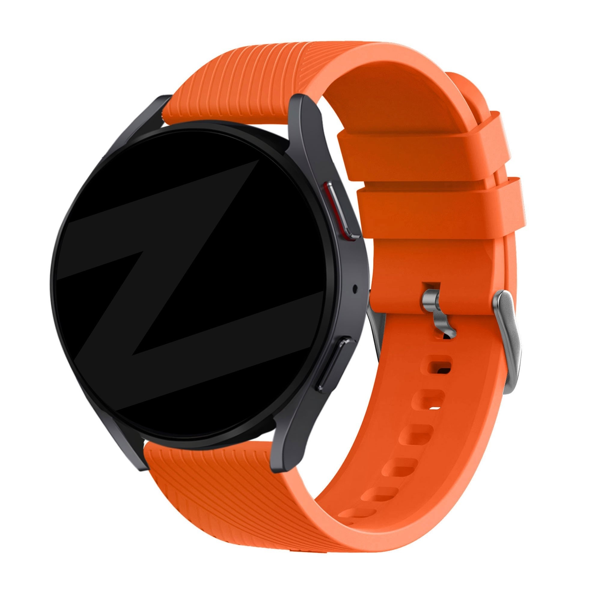 Bandz Samsung Galaxy Watch 7 44mm siliconen band 'Deluxe' (oranje)
