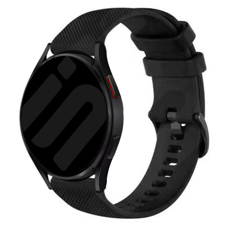 Strap-it Samsung Galaxy Watch 7 - 40mm Luxe Siliconen bandje (zwart)