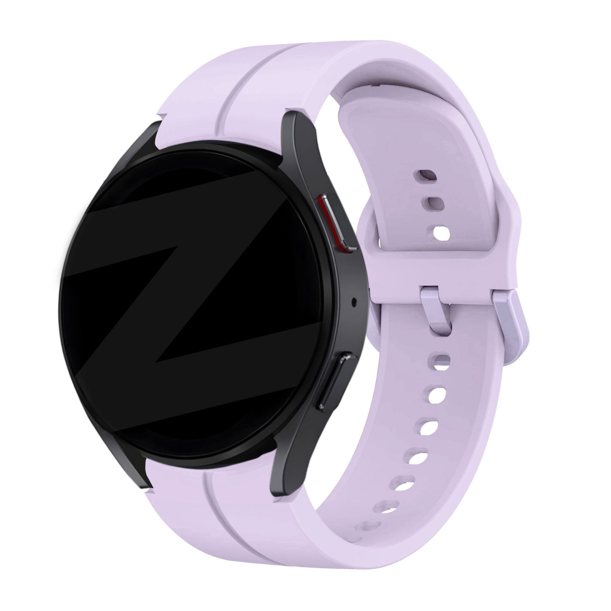 Bandz Samsung Galaxy Watch 7 - 40mm siliconen band 'Extreme' (lichtpaars)