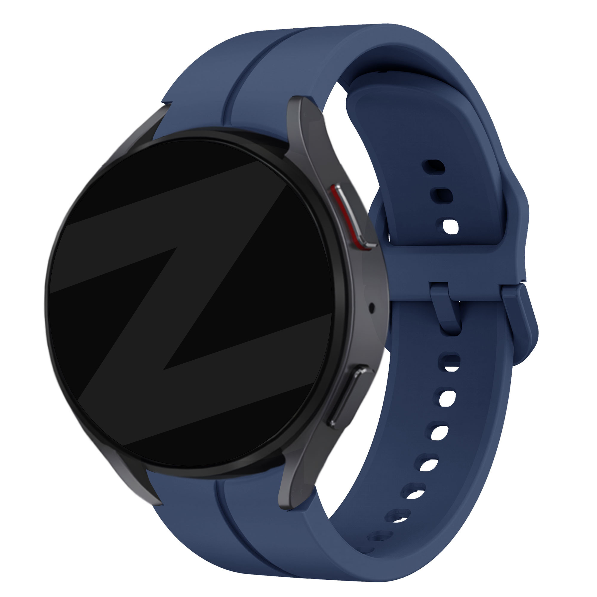 Bandz Samsung Galaxy Watch 7 - 44mm siliconen band 'Extreme' (donkerblauw)