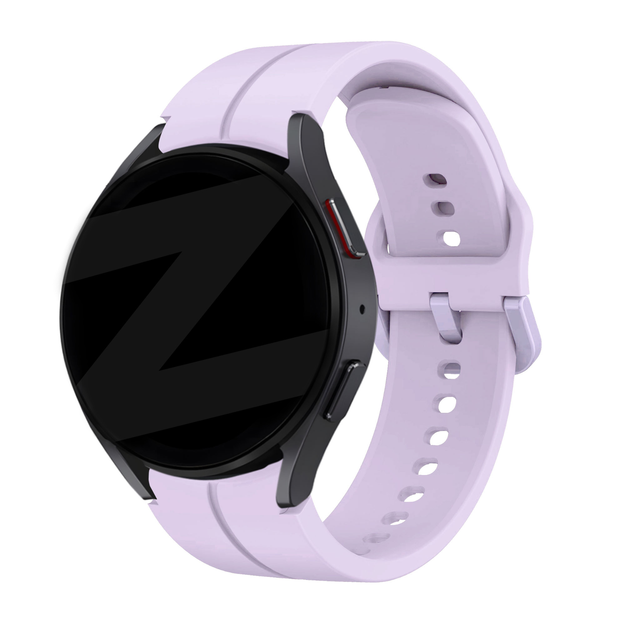 Bandz Samsung Galaxy Watch 7 44mm siliconen band 'Extreme' (lichtpaars)