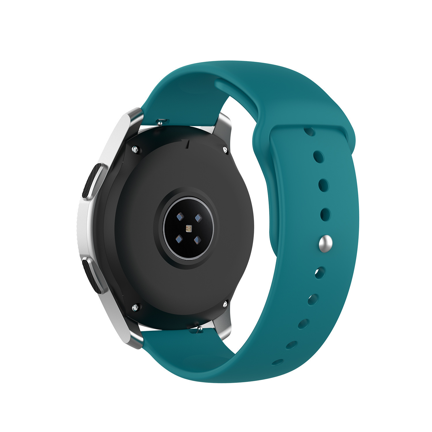 Strap-it Samsung Galaxy Watch 7 - 44mm sport bandje (groen-blauw)