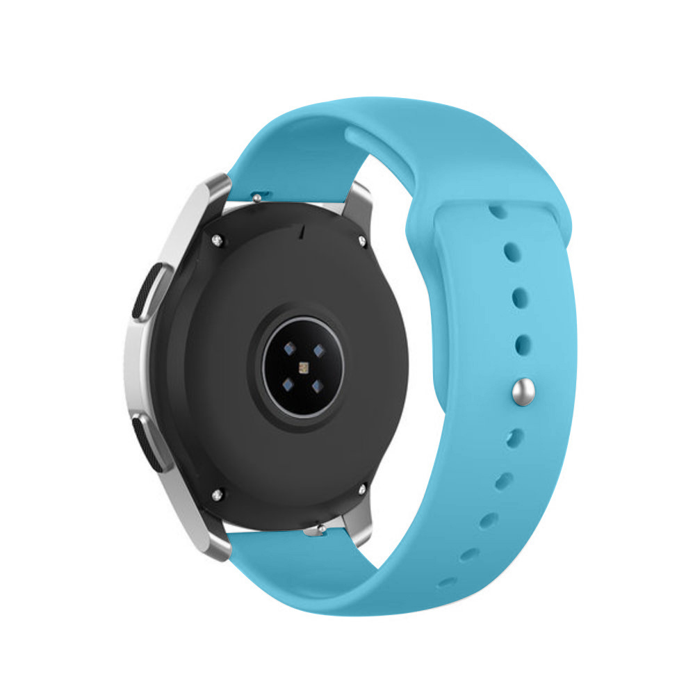 Strap-it Samsung Galaxy Watch 7 - 44mm sport bandje (lichtblauw)