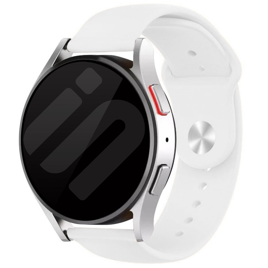 Strap-it Samsung Galaxy Watch 7 - 40mm sport band (wit)