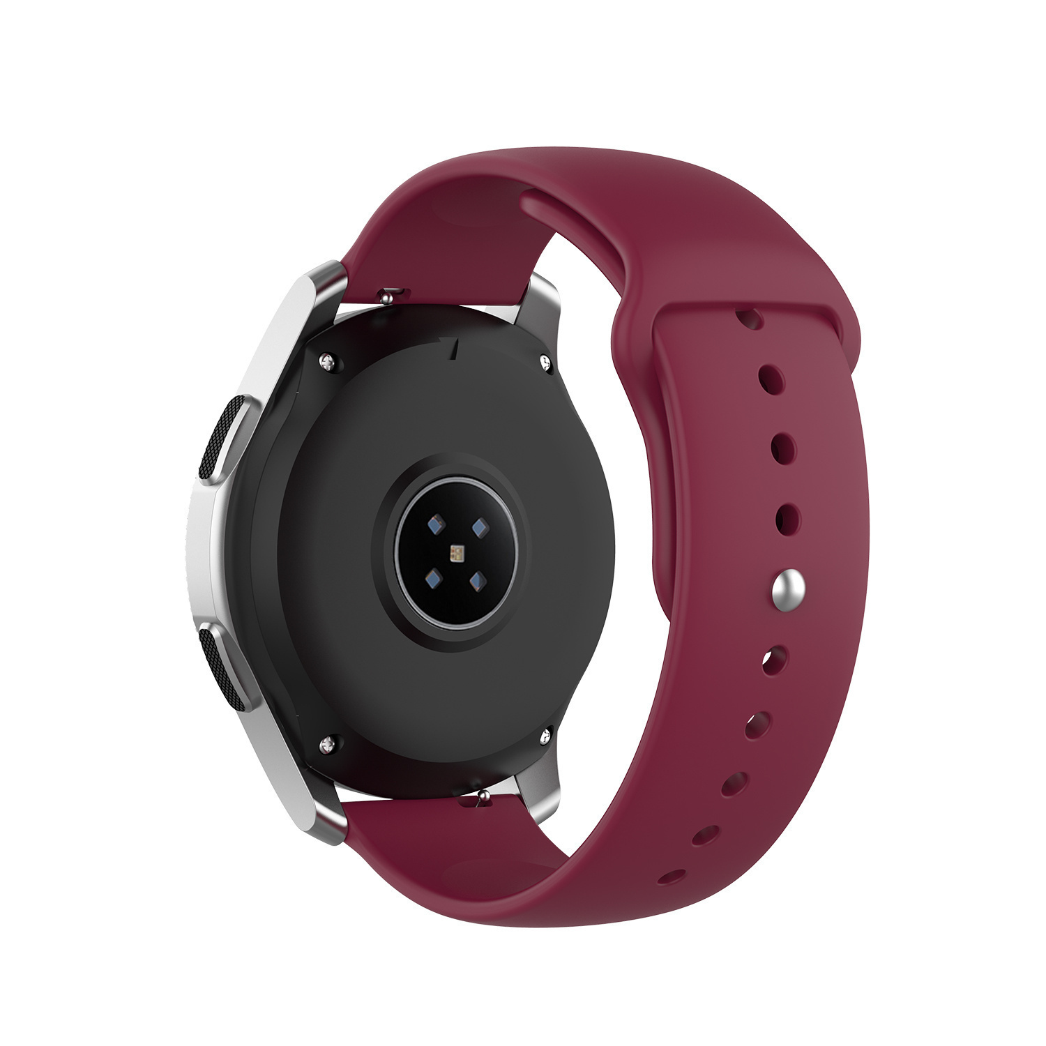 Strap-it Samsung Galaxy Watch 7 - 40mm sport bandje (bordeaux)