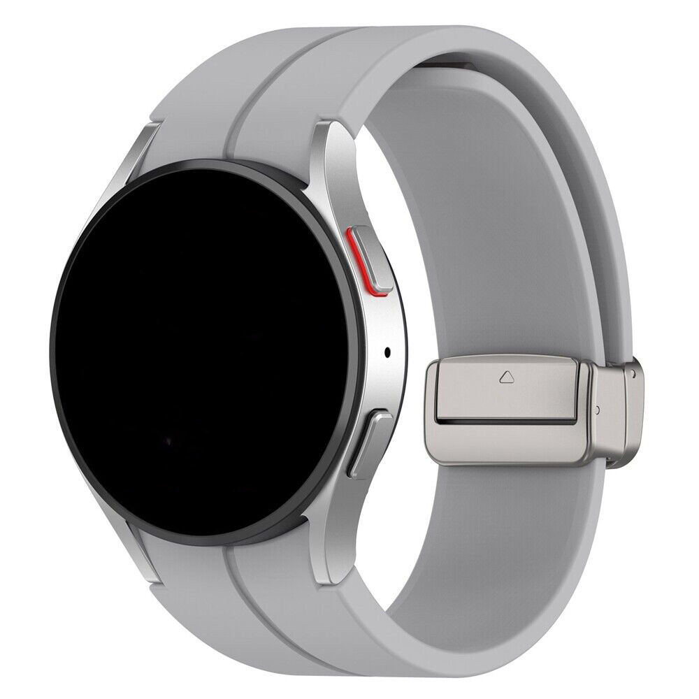 Strap-it Samsung Galaxy Watch 7 - 44mm magnetische sport band (grijs)