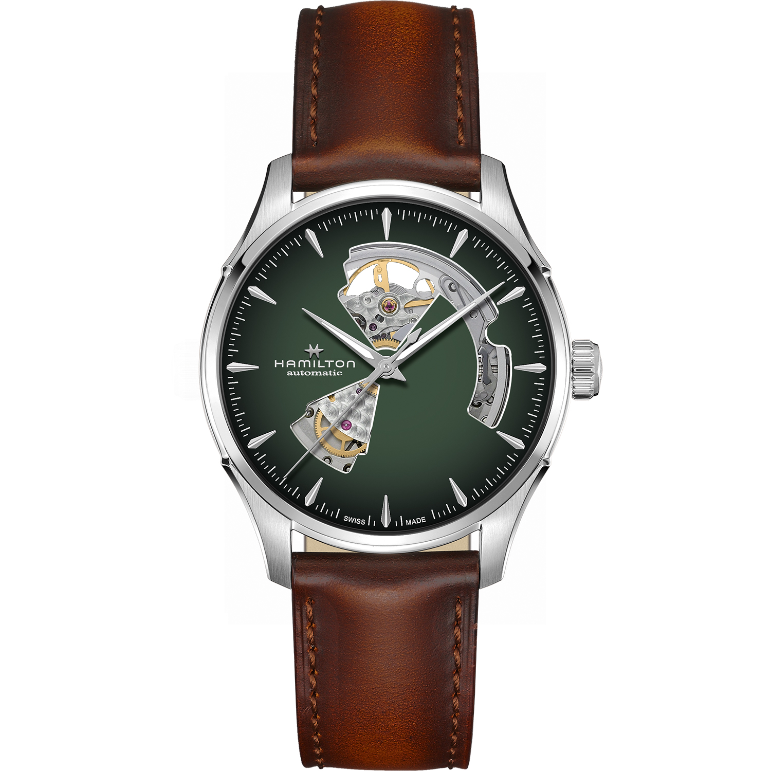 Hamilton jazzmaster open heart auto 40 mm