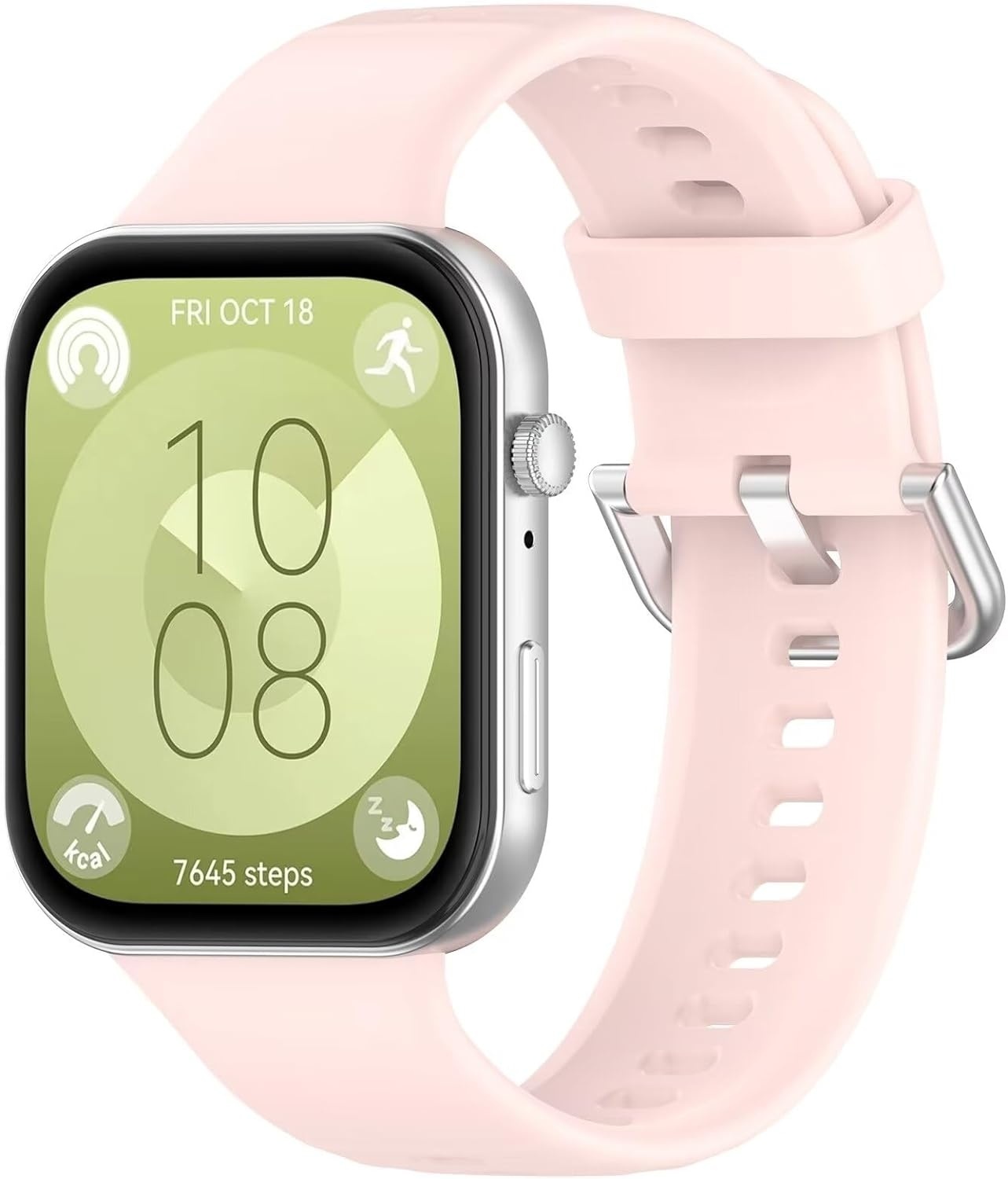 Strap-it Huawei Watch Fit 4 siliconen bandje (lichtroze)
