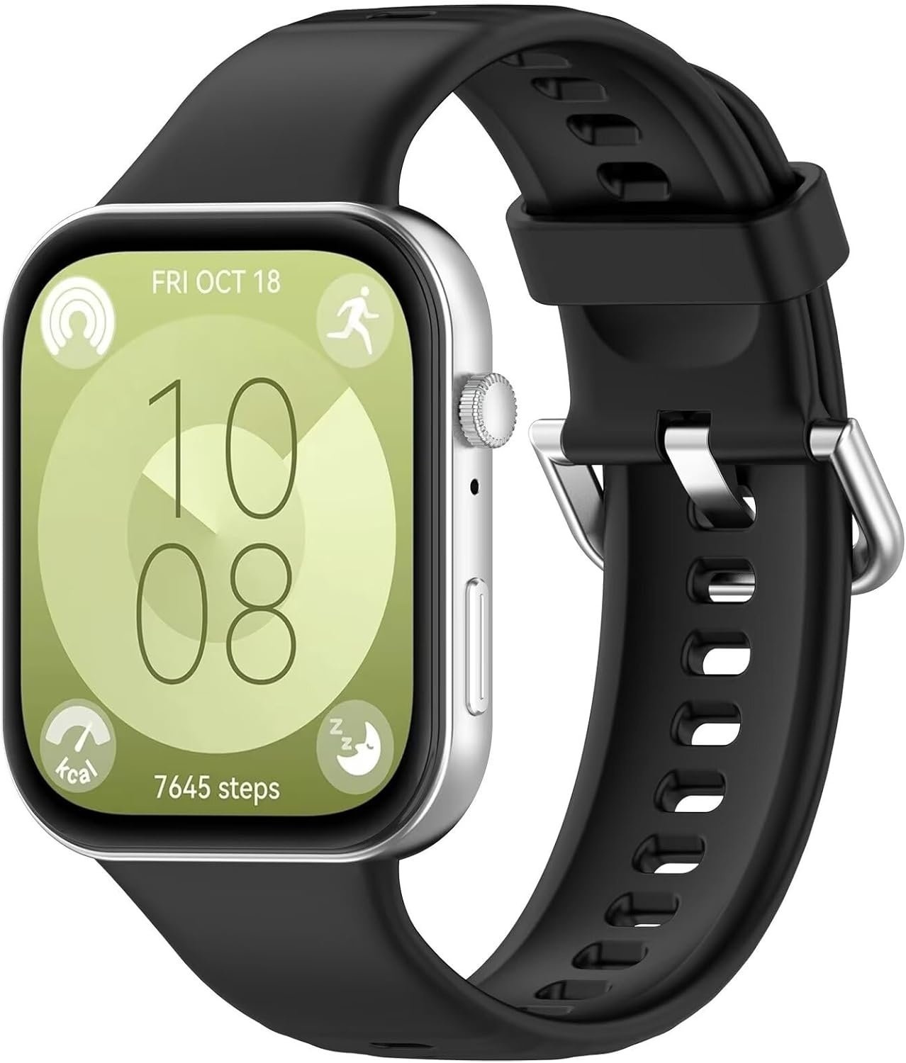 Strap-it Huawei Watch Fit 4 Pro siliconen bandje (zwart)