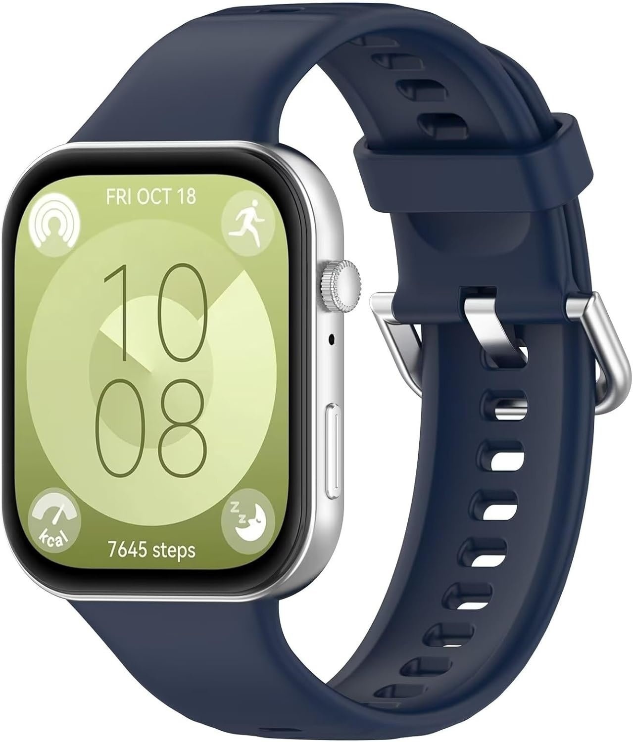 Strap-it Huawei Watch Fit 4 Pro siliconen bandje (donkerblauw)