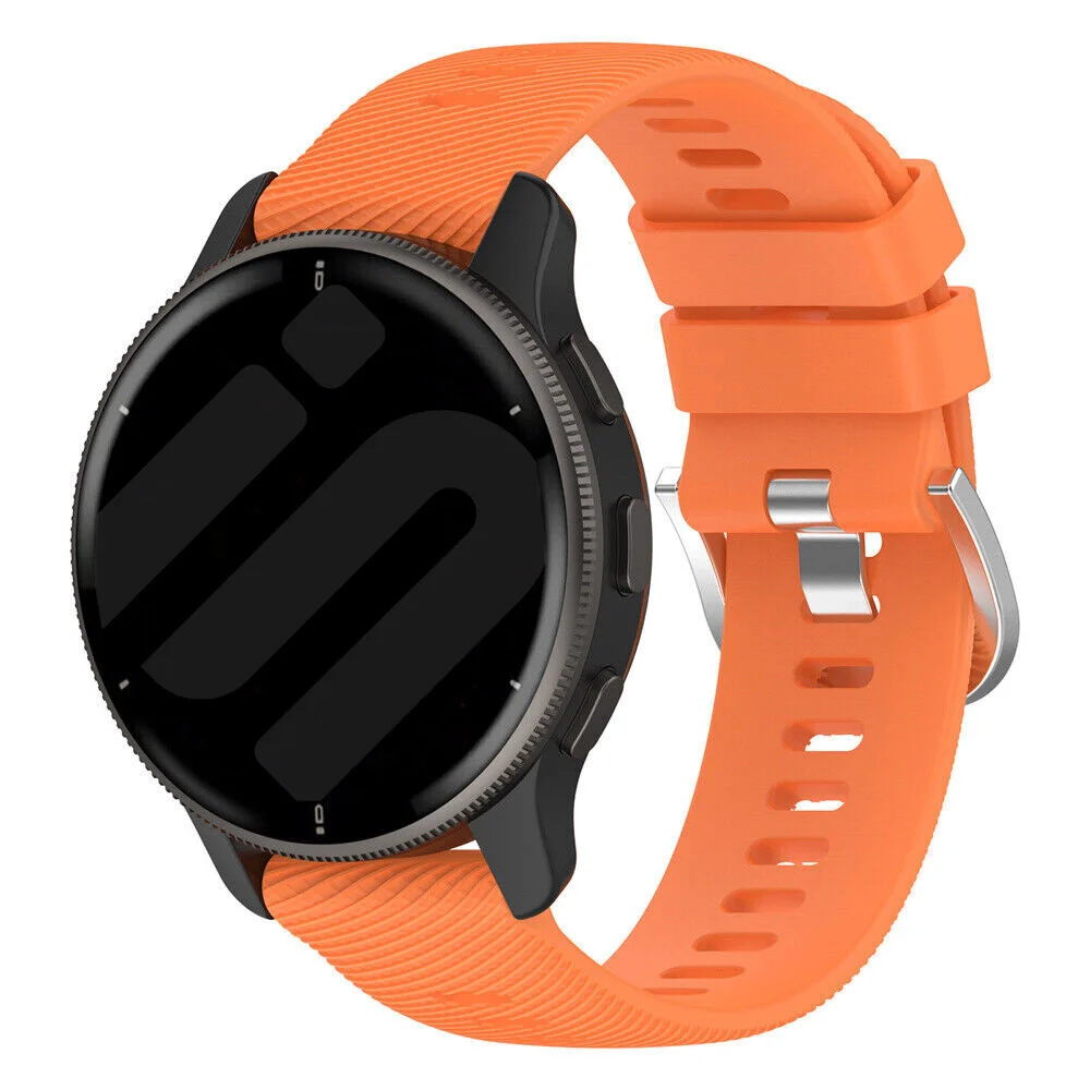Strap-it Garmin Forerunner 570 - 42mm siliconen bandje (oranje)