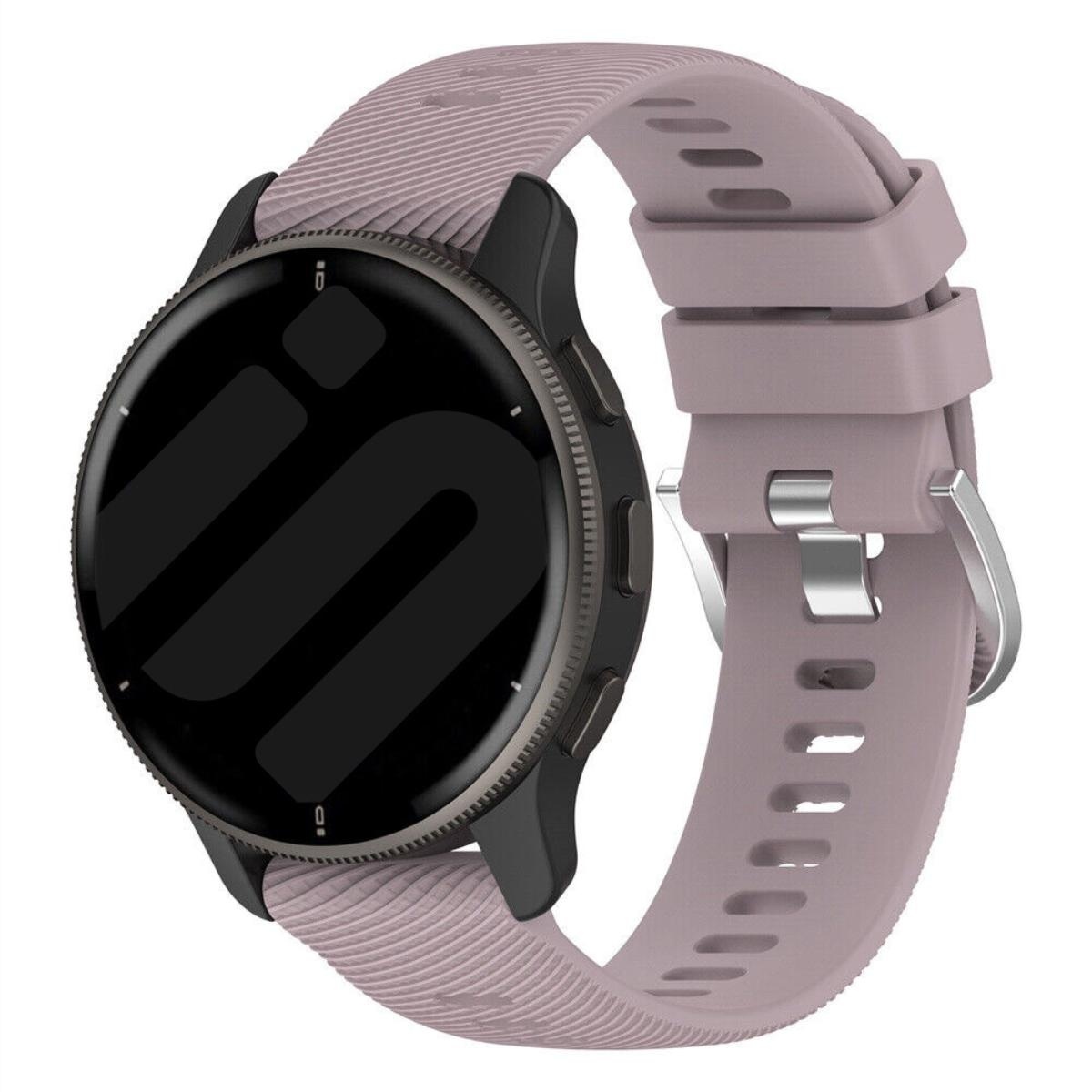 Strap-it Garmin Forerunner 570 - 42mm siliconen bandje (violet)