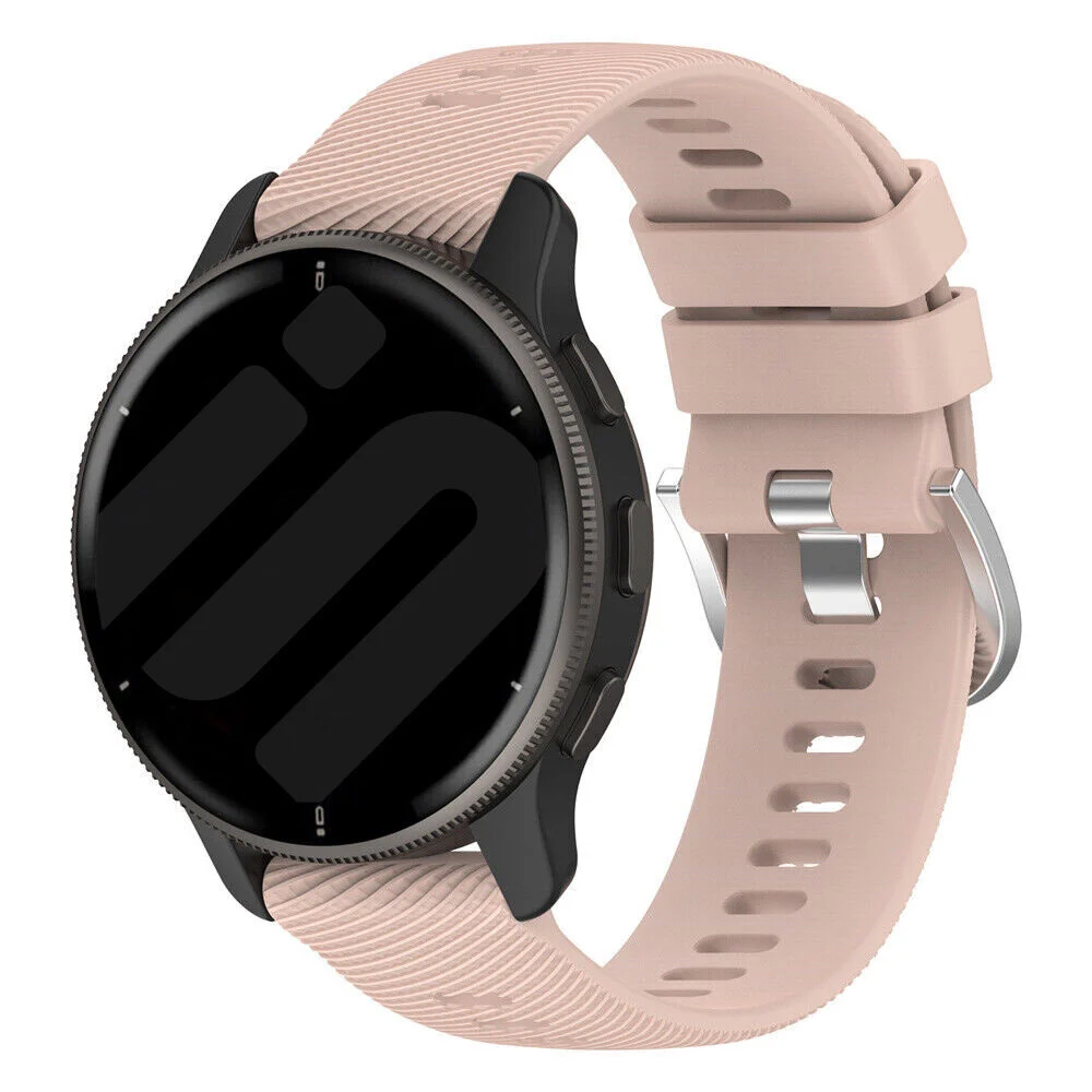 Strap-it Garmin Forerunner 570 - 42mm siliconen bandje (roze)