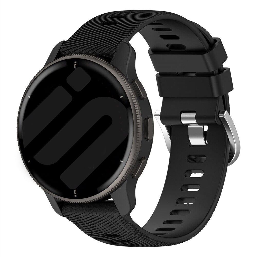 Strap-it Garmin Forerunner 570 - 47mm siliconen bandje (zwart)
