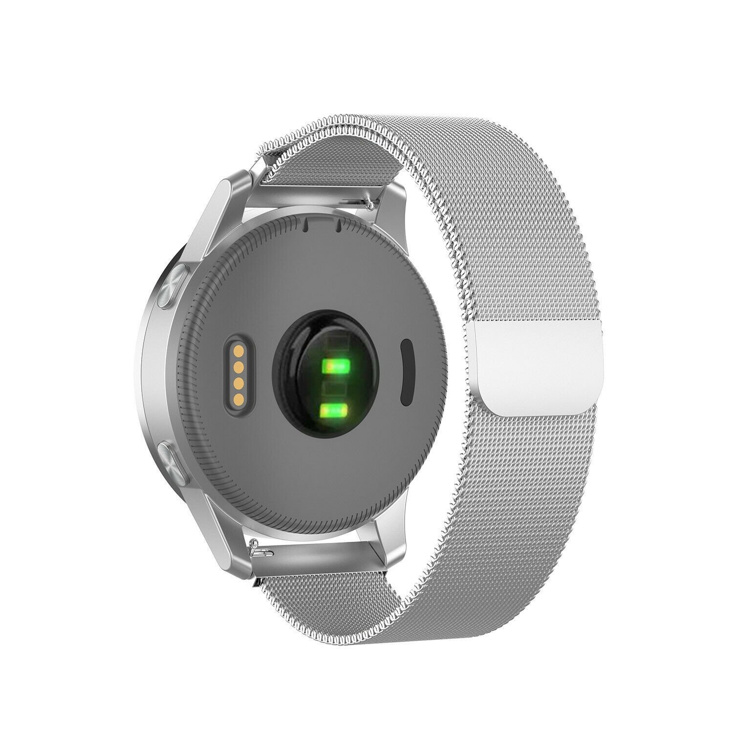Strap-it Huawei Watch 5 - 42mm Milanese band (zilver)