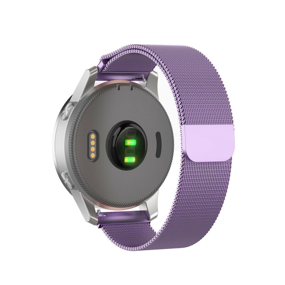Strap-it Huawei Watch 5 - 42mm Milanese band paars