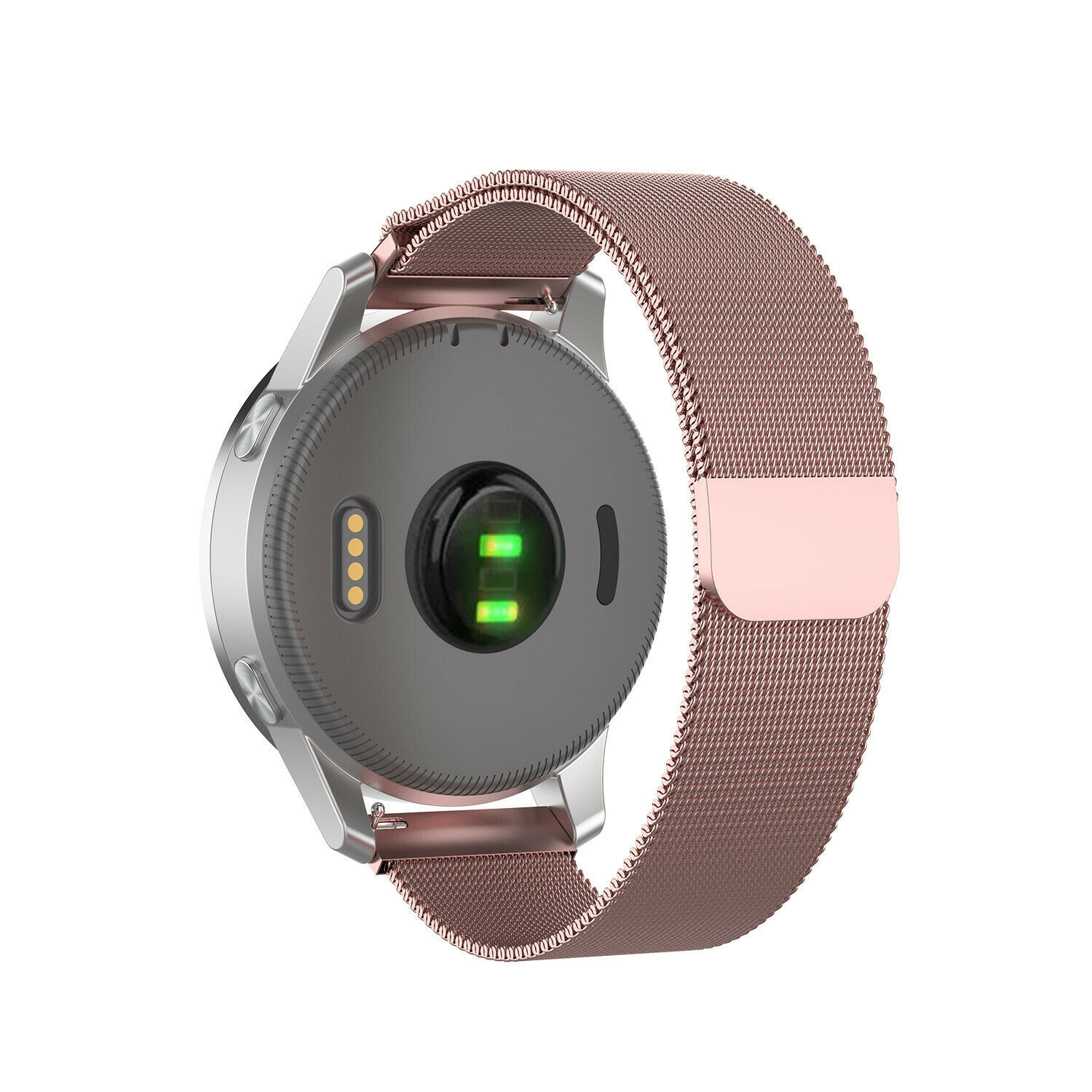 Strap-it Huawei Watch 5 - 42mm Milanese band (roze)