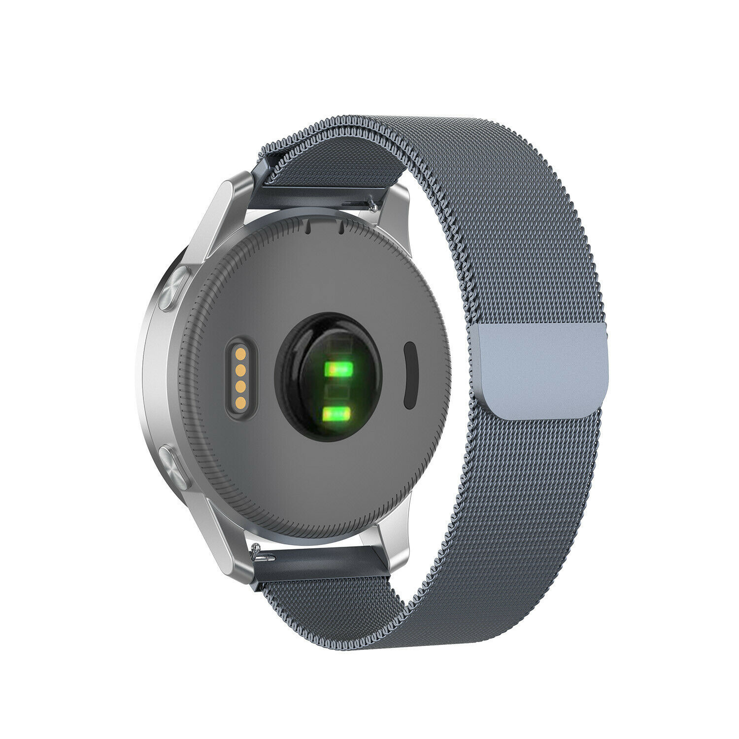 Strap-it Huawei Watch 5 - 42mm Milanese band (grijs)
