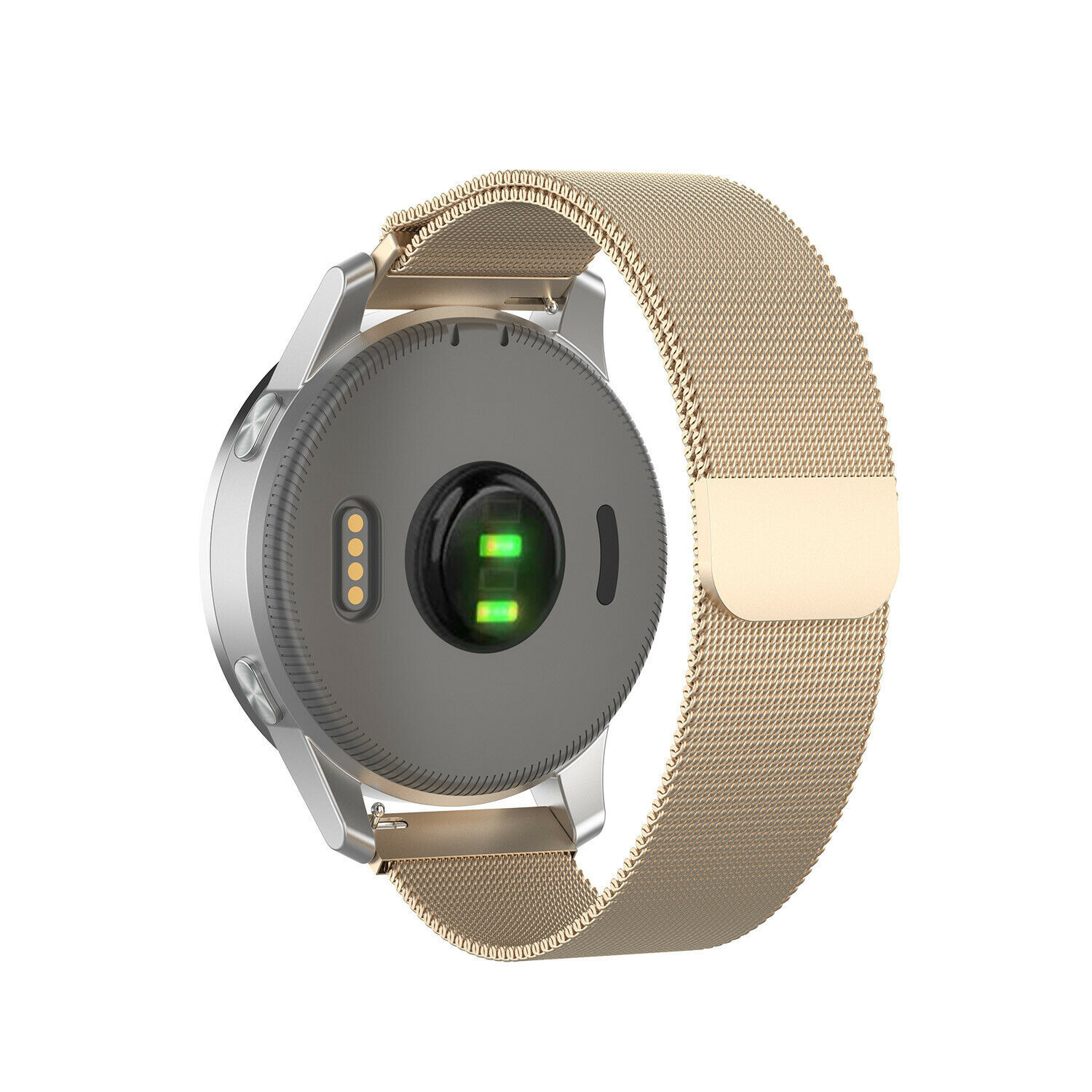 Strap-it Huawei Watch 5 - 42mm Milanese band -(champagne goud)