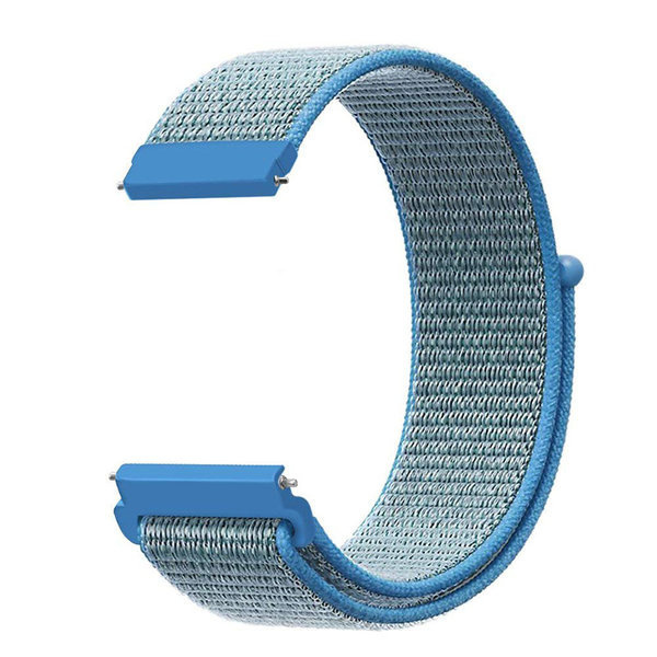 Strap-it Huawei Watch 5 - 42mm nylon band (blauw)