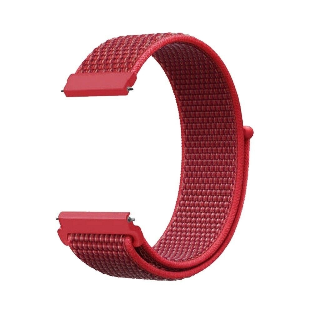 Strap-it Huawei Watch 5 - 42mm nylon band (rood)