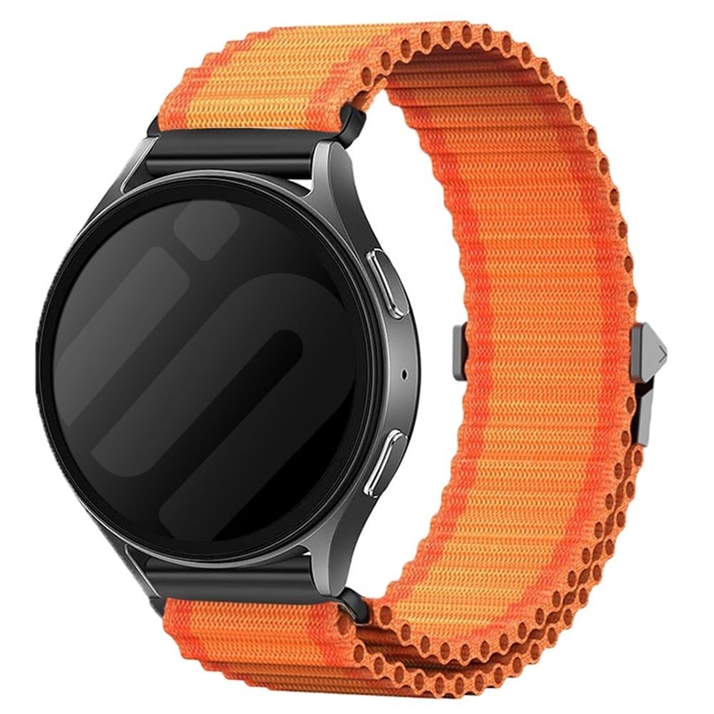 Strap-it Huawei Watch 5 - 46mm outdoor nylon bandje (oranje)