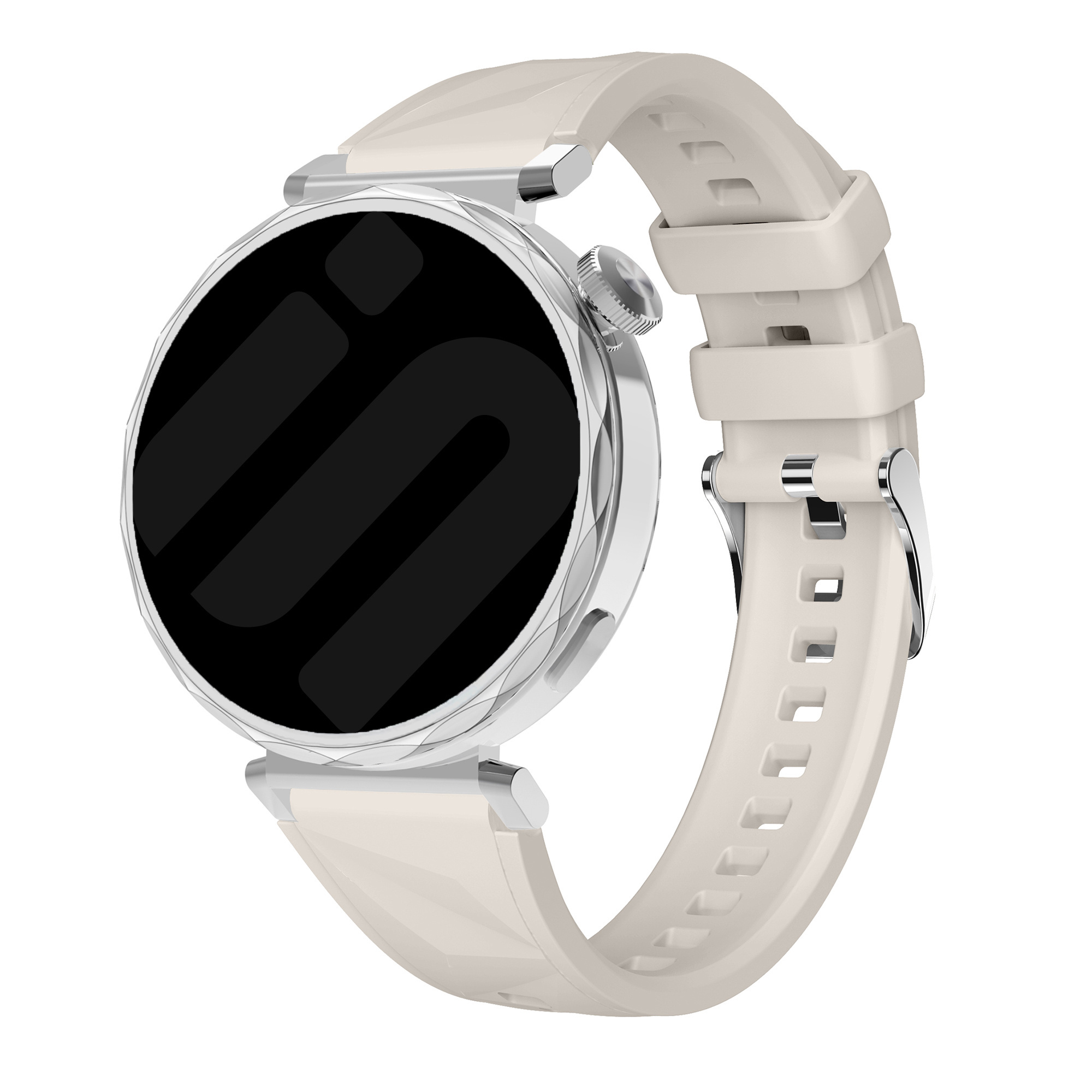 Strap-it Huawei Watch 5 - 42mm premium silicone band (sterrenlicht)