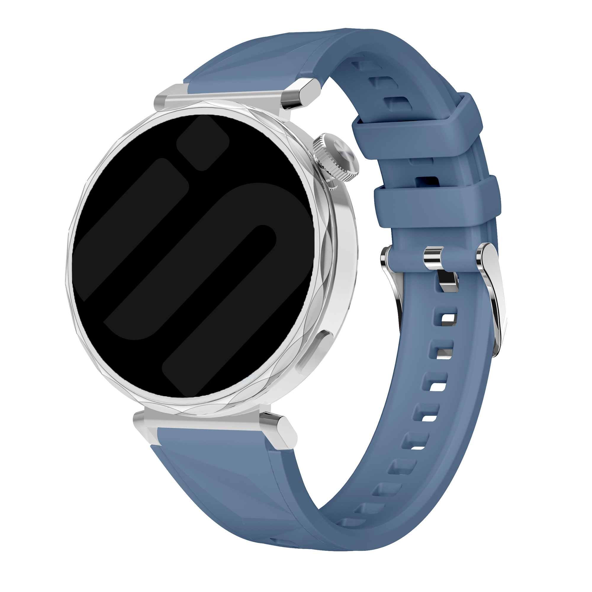 Strap-it Huawei Watch 5 - 42mm premium silicone band (blauw)
