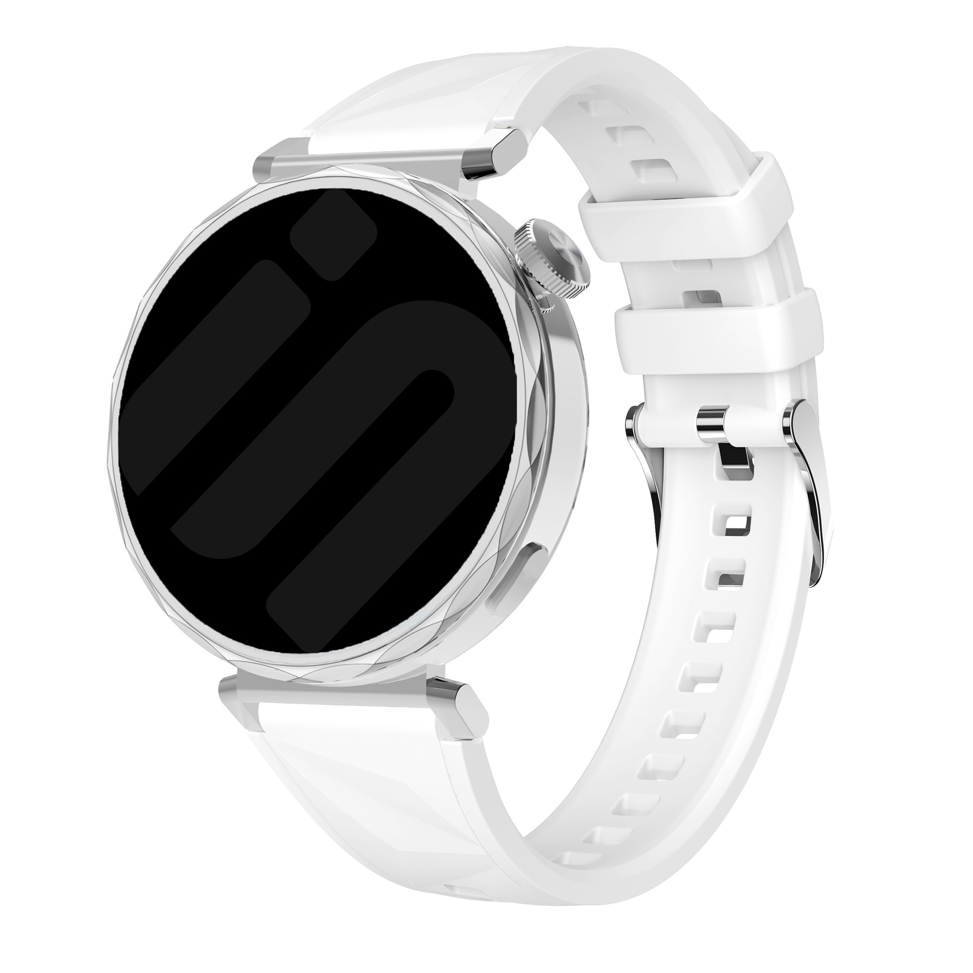 Strap-it Huawei Watch 5 - 42mm premium silicone band (wit)