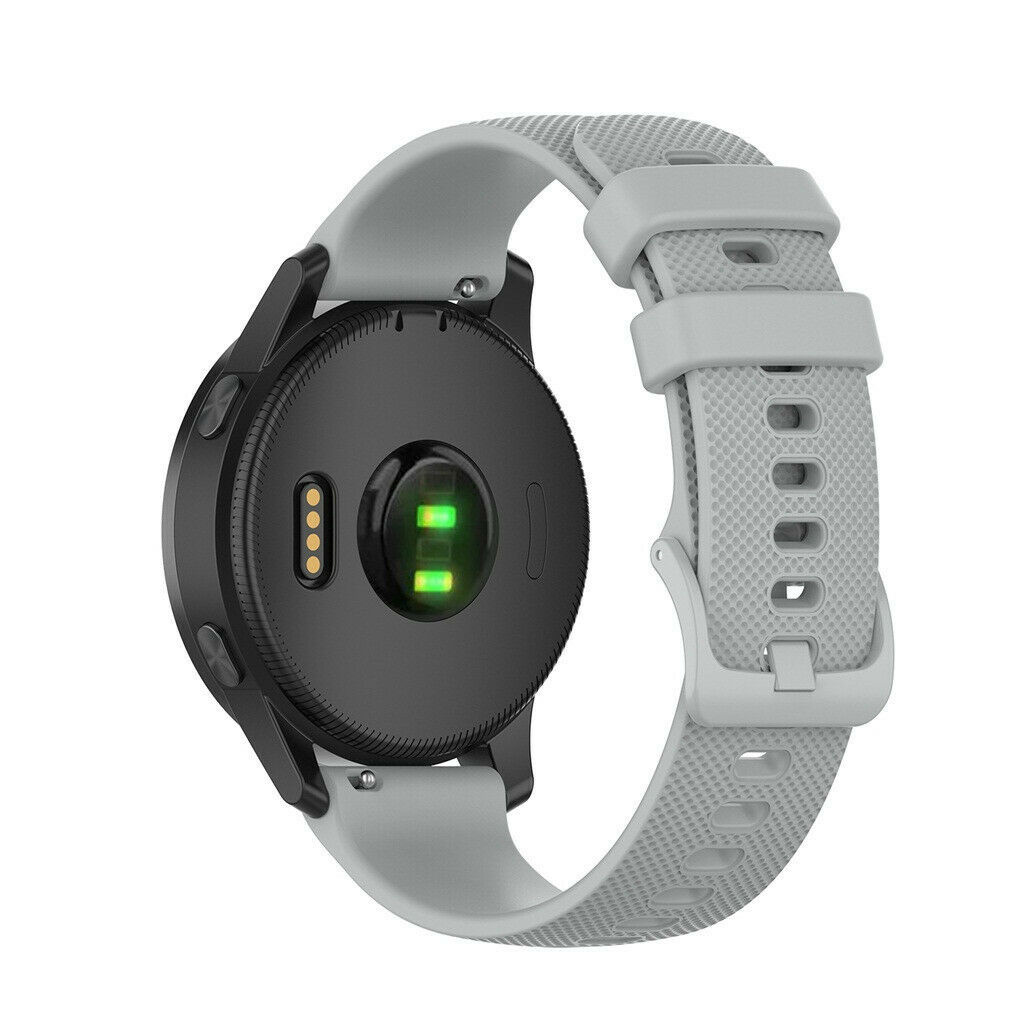 Strap-it Huawei Watch 5 - 42mm siliconen bandje (grijs)