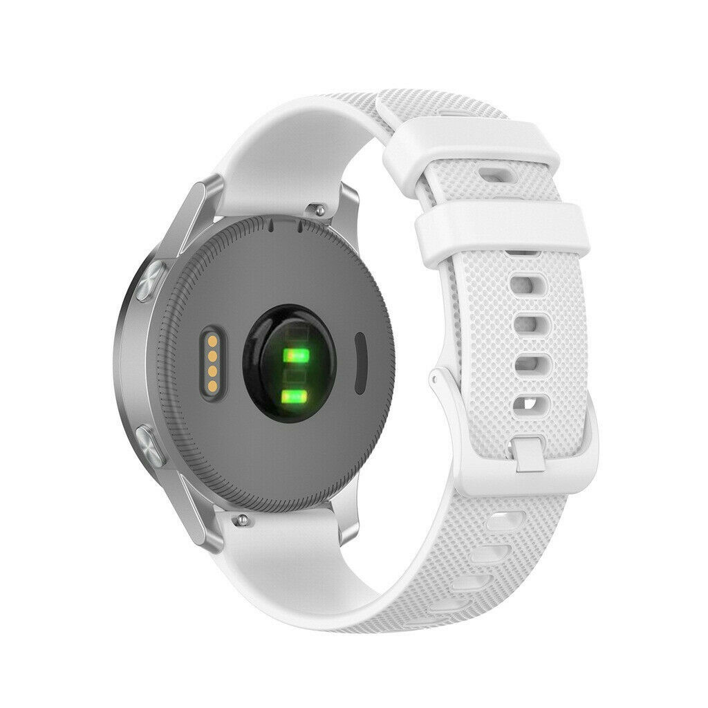 Strap-it Huawei Watch 5 - 42mm siliconen bandje (wit)