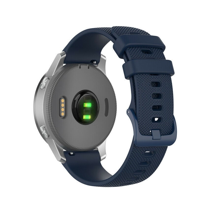 Strap-it Huawei Watch 5 - 42mm siliconen bandje (donkerblauw)