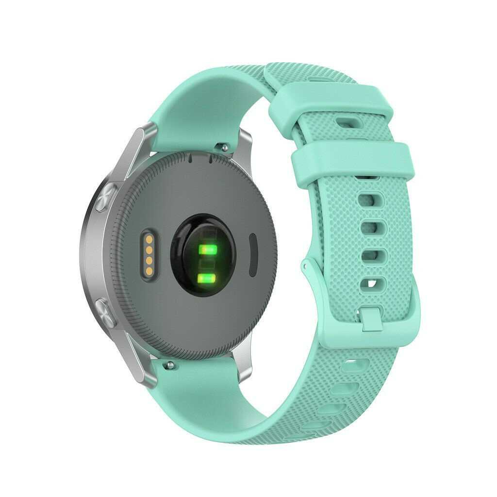 Strap-it Huawei Watch 5 - 42mm siliconen bandje (aqua)