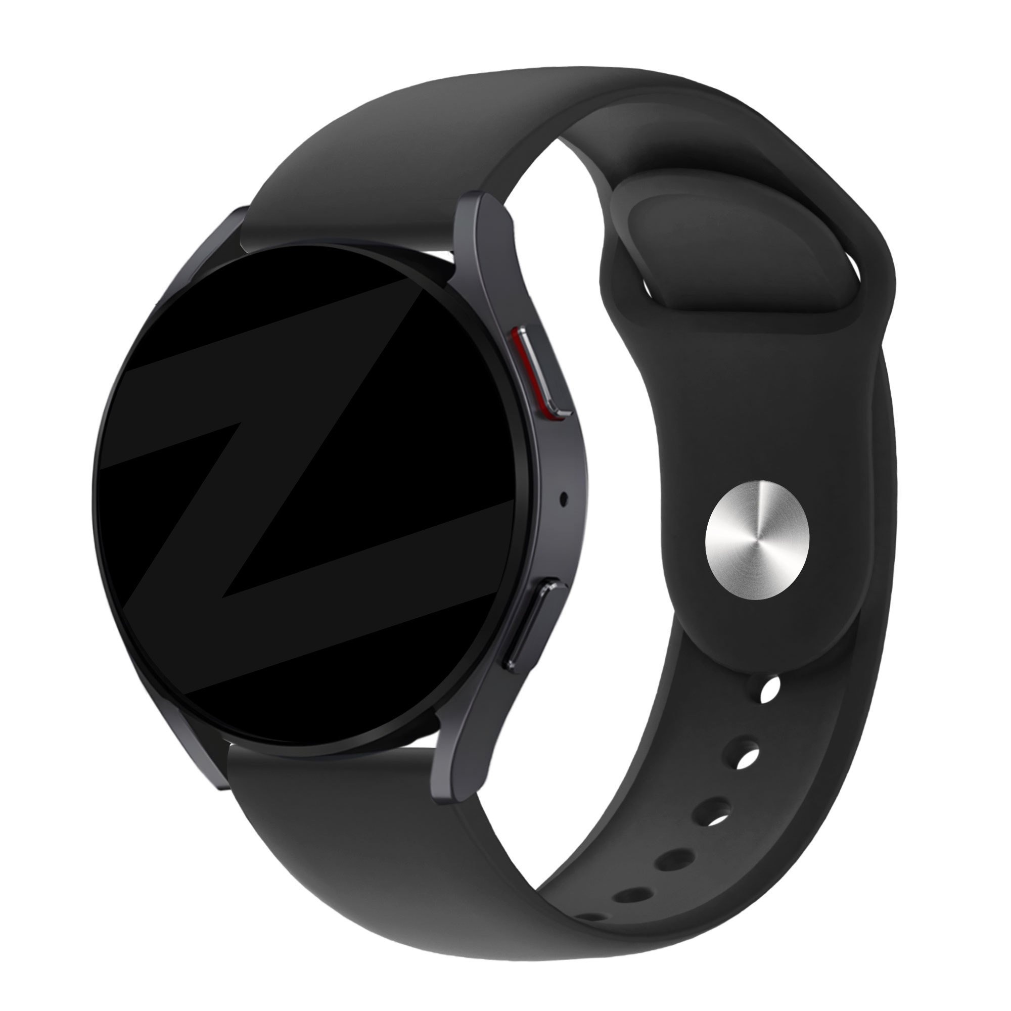 Bandz Huawei Watch 5 - 46mm sport band 'Deluxe' (zwart)