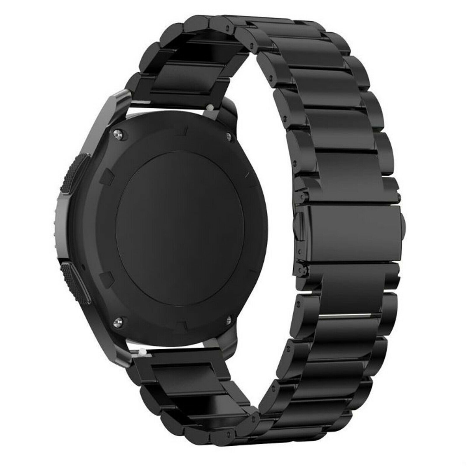 Strap-it Huawei Watch 5 - 42mm stalen band (zwart)