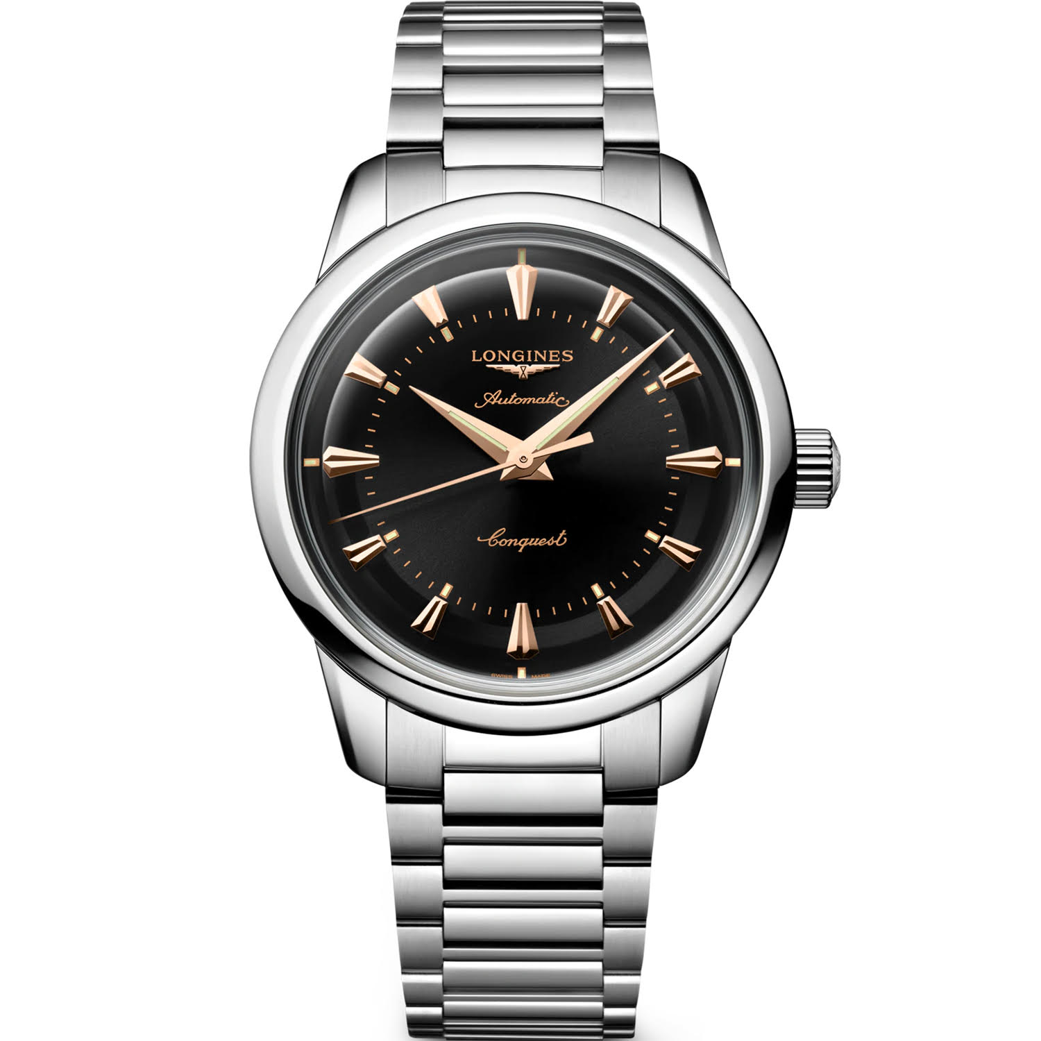 Longines conquest heritage classic black 38mm