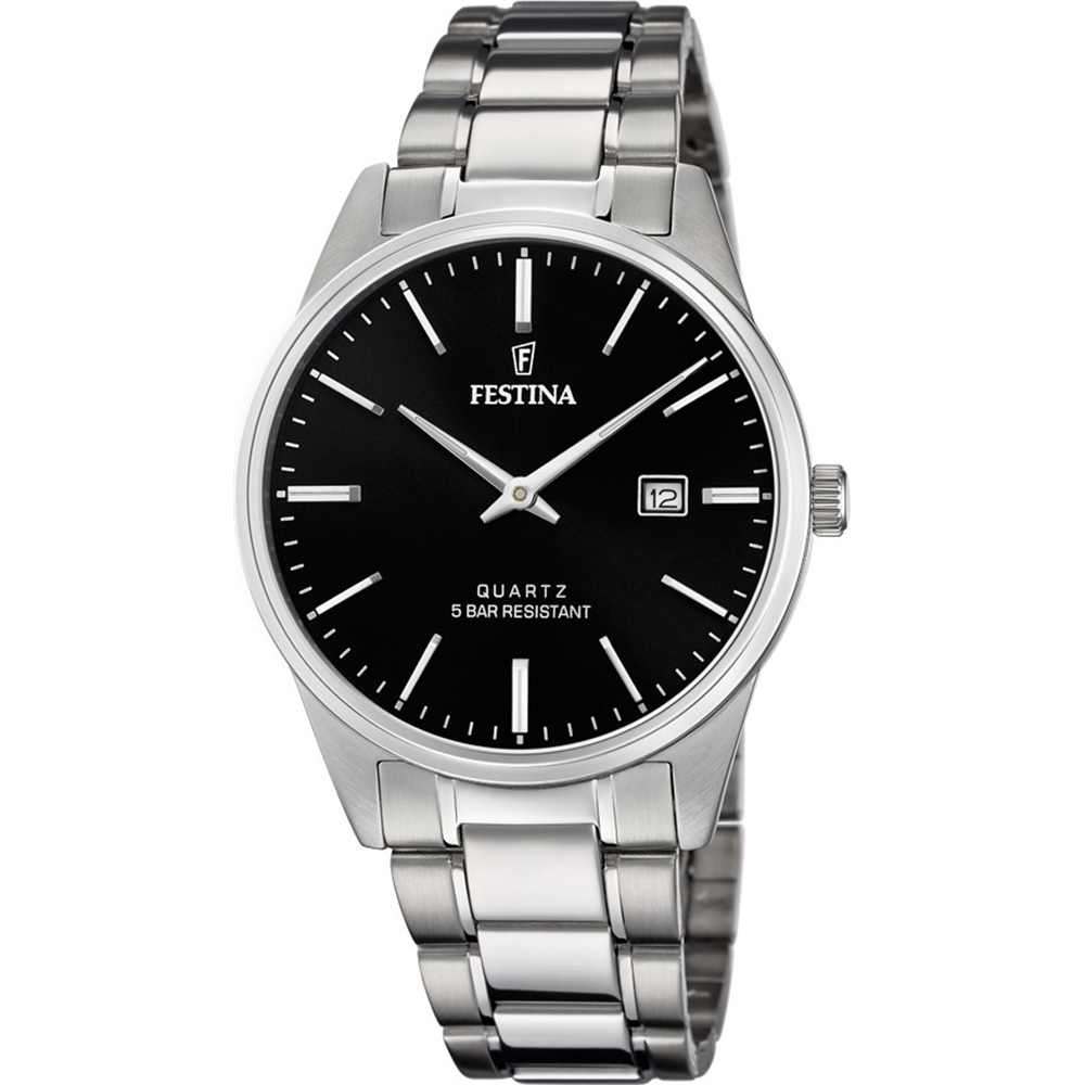Festina Kwartshorloge F20511/2 Horloge, herenhorloge, dameshorloge, leren band, datum