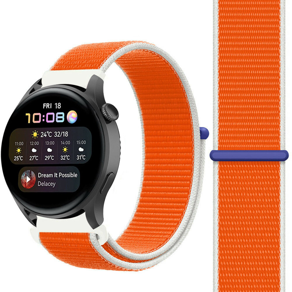 Strap-it Huawei Watch 3 (Pro) nylon band (Nederland)