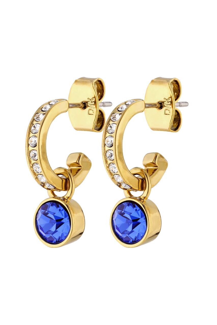 Dyrberg Kern Dyrberg/Kern Dessa Earring, Color: Gold/Blue, Onesize, Women