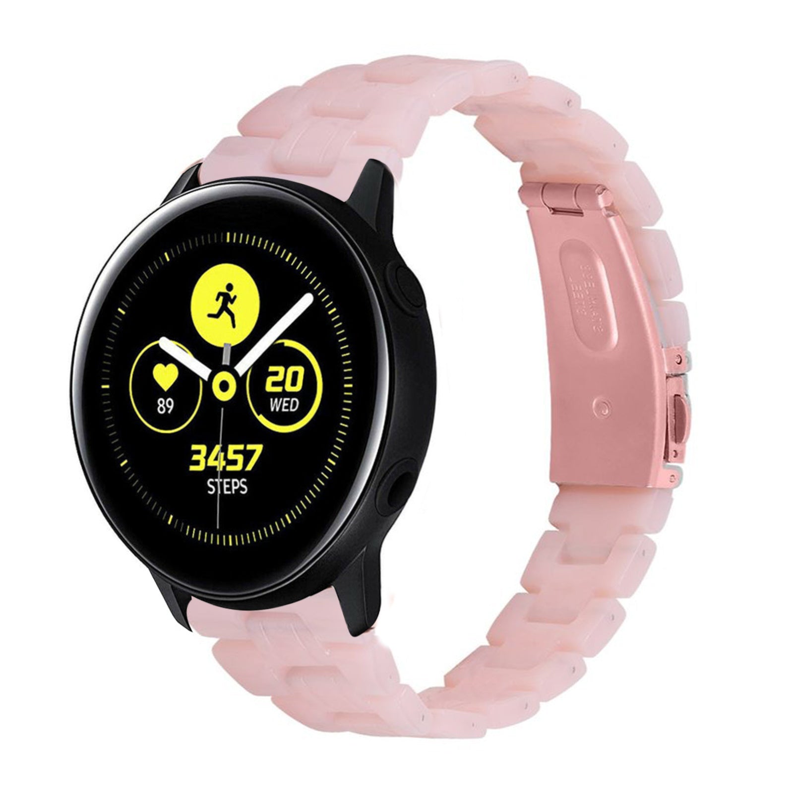 Samsung Galaxy Watch Active resin band (roze)